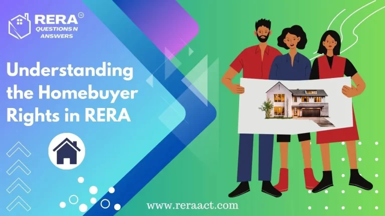 Homebuyer rights in rera