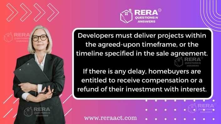 Homebuyer rights in rera- Right to Timely Possession